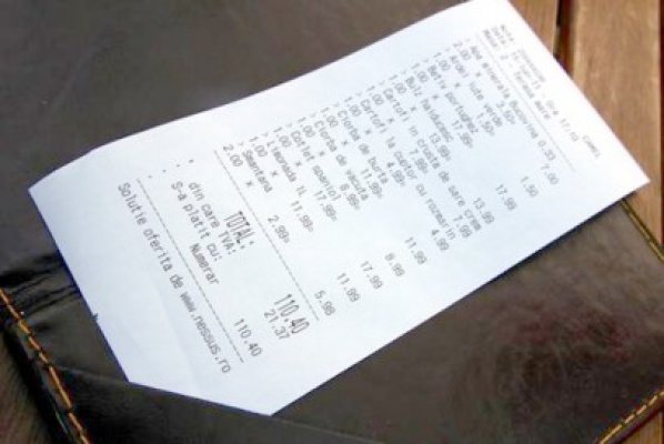 Guvernul vrea să premieze românii care solicită bon fiscal